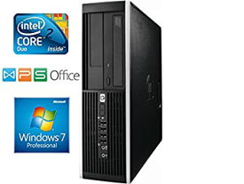 【中古】 hp Compaq 6000Pro デスクトップパソコン Windows7 HDD250GB メモリ4GB 高速Core2Duo DVDマルチドライブ