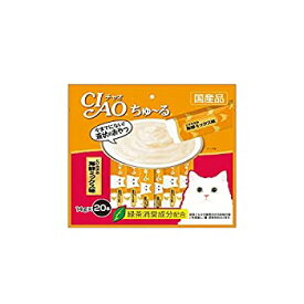 【中古】 チャオ (CIAO) 猫用おやつ ちゅ~る とりささみ 海鮮ミックス味 14グラム (x 20)