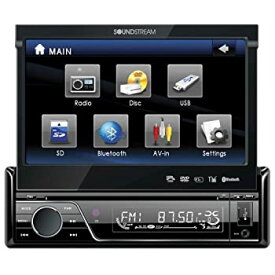 【中古】 Soundstream VIR-7830B Single-Din Bluetooth Car Stereo DVD Player with 7-Inch LCD Touchscreen by Soundstream