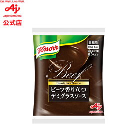 「クノール 」ビーフ香り立つデミグラスソース 500g袋 AJINOMOTO 簡単調理 調味料 粉末 大容量 ソース クノール 品