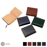 【GANZO】 ガンゾ CORDOVAN コードバン　Lファスナー二つ折り財布