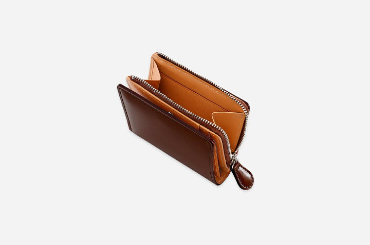 楽天市場】【GANZO】 ガンゾ CORDOVAN コードバン Lファスナー二つ折り 