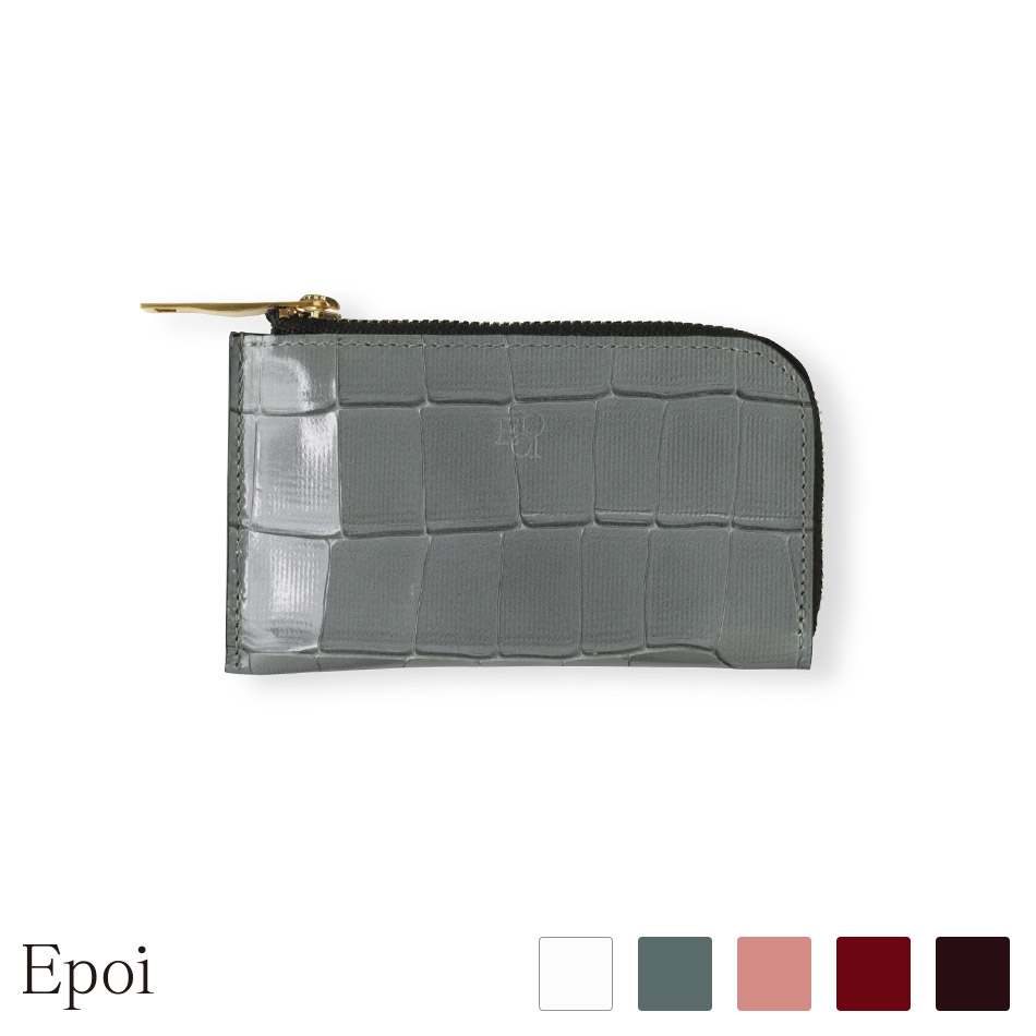 新感覚クロコを求めたお財布のシリーズ Epoi エポイ 5年保証 Tile タイル カードケース 6周年記念イベントが キー