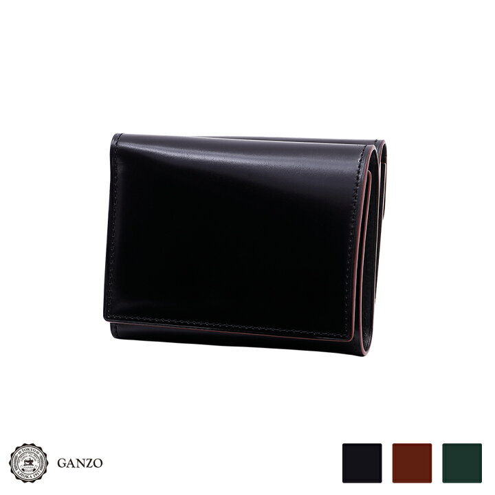 楽天市場】【GANZO】 ガンゾ CORDOVAN R.C. コードバンRC 三つ折り財布 