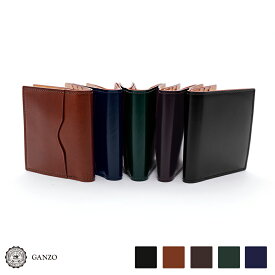 【GANZO】 ガンゾ Cordovan コードバン BOX二つ折り財布　コンパクト財布