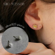 P061 ピアス 金属アレルギー つけっぱなし 18kコーティング ピンクゴールド ゴールド シルバー silver925…