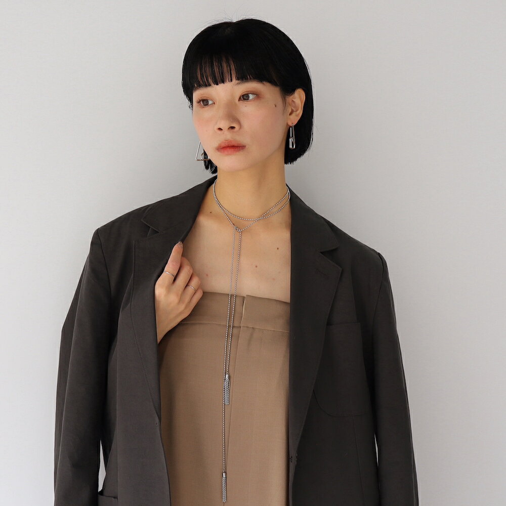 【10%OFFクーポン配布中】N244 ネックレス ロング ステンレス 付け方色々 タッセル つぶつぶ チェーン レディース 金属アレルギー対応 おしゃれ 個性 シンプル 高級感 シルバー 錆びない シンプル つけっぱなし プレゼント 調節可能 ジュエリー - メイン画像 11
