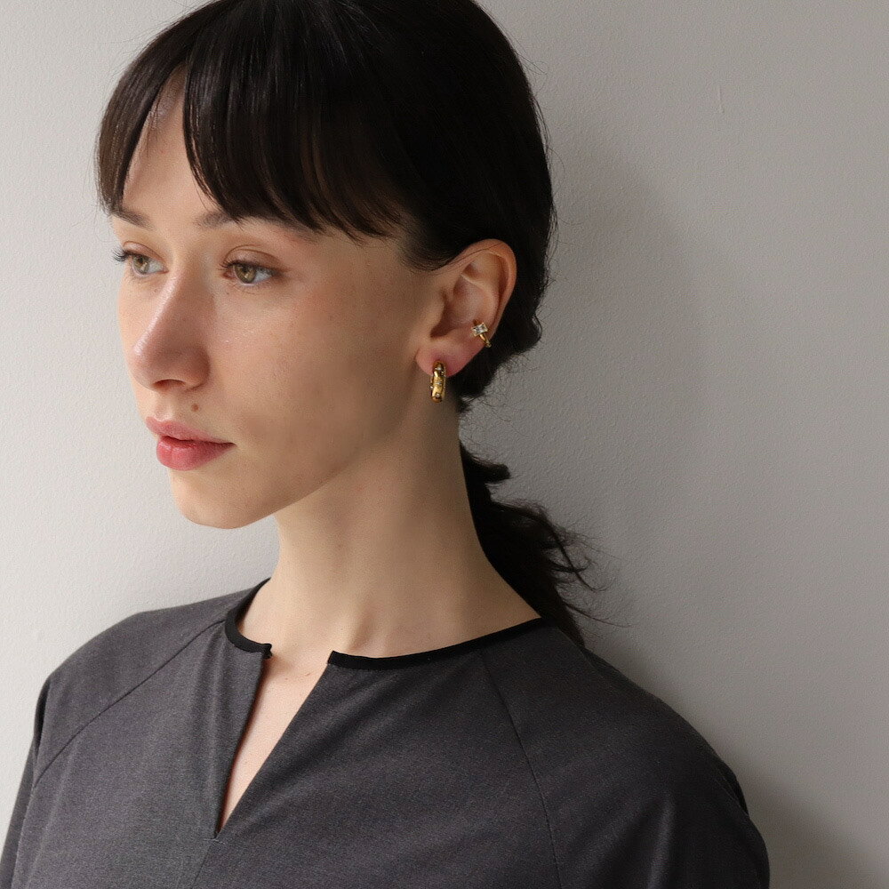 【10%OFFクーポン配布中】P249 ピアス キャッチレス 金属アレルギー対応 フープ フープピアス キラキラ 星 スター 八芒星 ぷっくり おしゃれ ギフト プレゼント シンプル カジュアル パーティー つけっぱなし - メイン画像 13