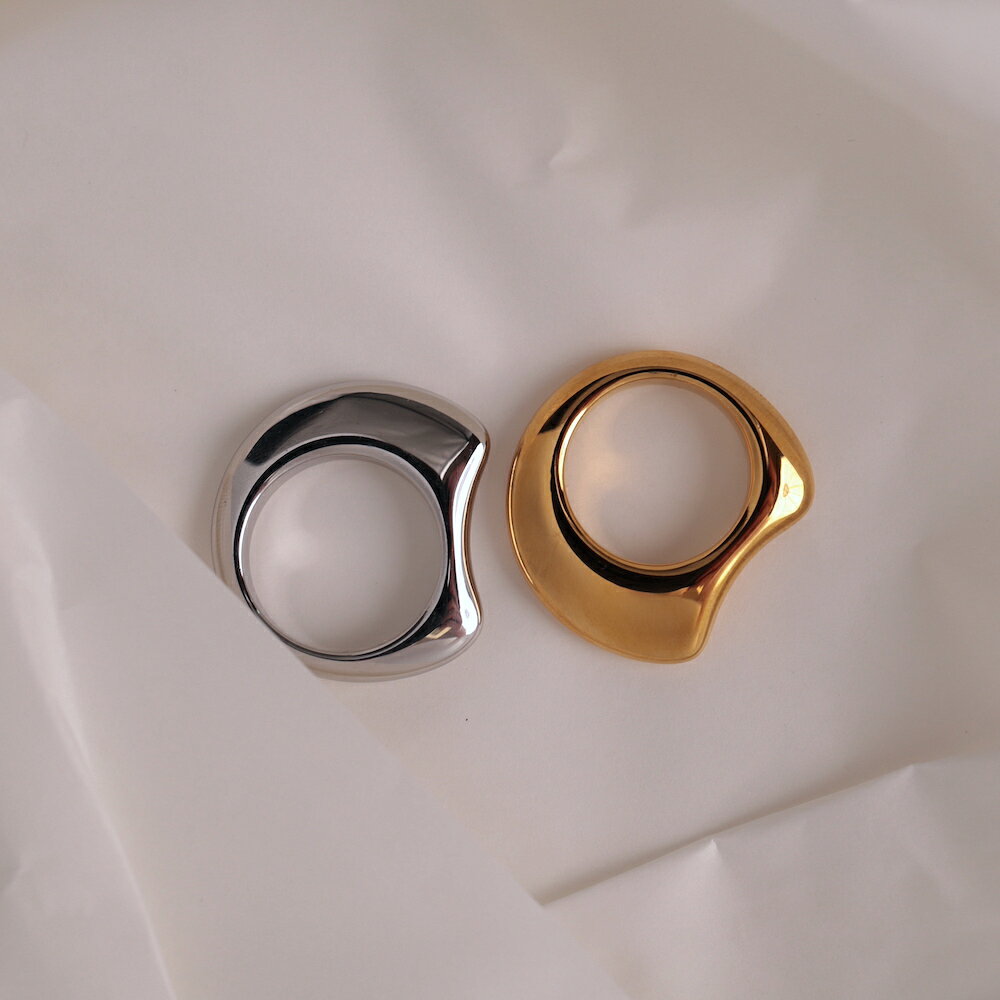 【えりんさんROOMコラボ指輪】 R067 リング 指輪 サージカルステンレス 金属アレルギー対応 ぷっくり ピンキー 錆びない 付けっぱなし 個性 シンプル おしゃれ 女性 レディース メンズ 男女兼用 5sb - メイン画像 17