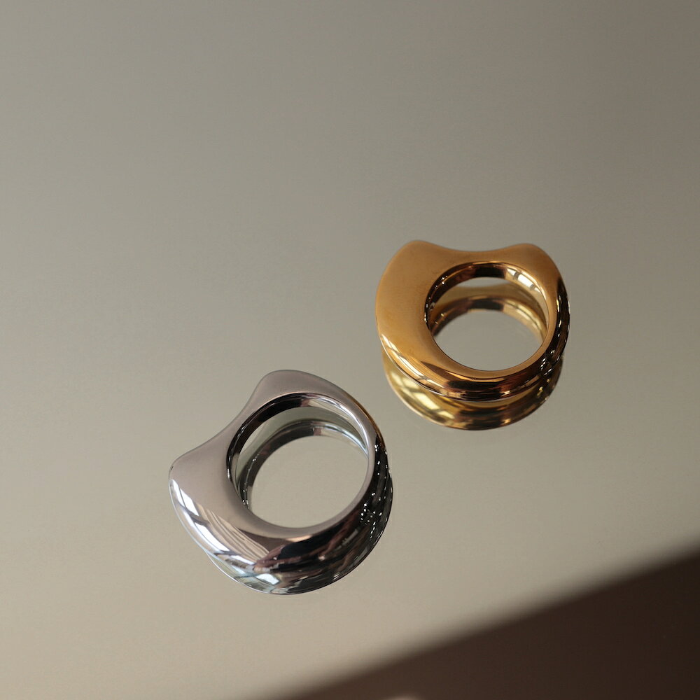 【えりんさんROOMコラボ指輪】 R067 リング 指輪 サージカルステンレス 金属アレルギー対応 ぷっくり ピンキー 錆びない 付けっぱなし 個性 シンプル おしゃれ 女性 レディース メンズ 男女兼用 5sb - メイン画像 19