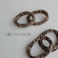 【10％OFFクーポン発行中】【2点セット】H060 ヘアアクセサリー ヘアゴム ゼブラ レオパード 2個セット …