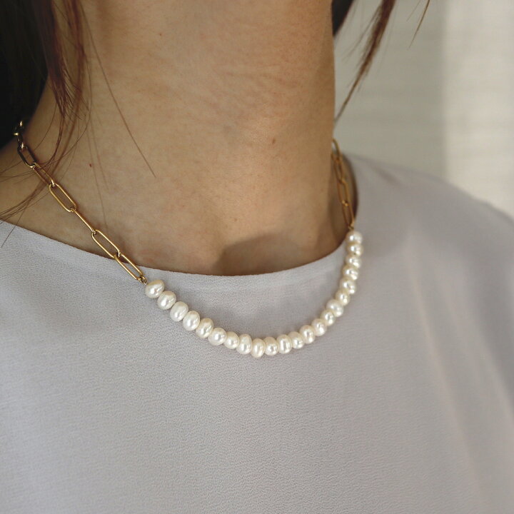 楽天市場 N100 ステンレス ネックレス ゴールド チェーン パール 淡水パール パーティ オケージョン 結婚式 二次会 卒業式 入学式 おしゃれ レディース 女性 ギフト プレゼント 金アレ ゴールド Ajiro Qz Wz Ajiro アクセサリー 楽天市場 N100 ステンレス ネックレス ゴールド チェーン パール 淡水パール パーティ オケージョン 結婚式 二次会 卒業式 入学式 おしゃれ レディース 女性 ギフト プレゼント 金アレ ゴールド Ajiro Qz Wz Ajiro アクセサリー