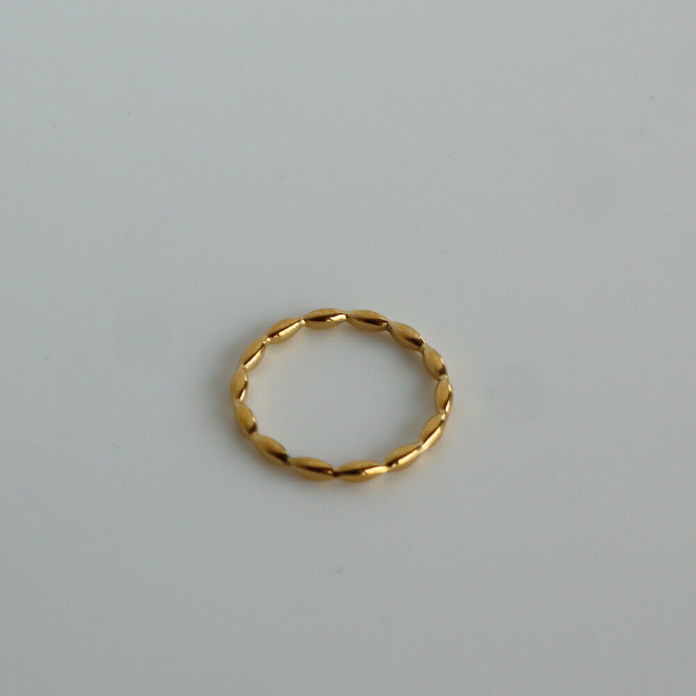 【最大35%OFFクーポン配布中】R057 指輪 ステンレス リング 金属アレルギー対応 スリムリング ゴールド 華奢 スリム シンプル 女性 レディース 金アレ サージカルステンレス 付けっぱなし ジュエリー 6qx - メイン画像 3