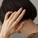 R056 指輪 ステンレス　ゴールド　ニュアンス　リング　金属アレルギー対応　女性　レディース　ギフト　プレゼント　ファッション　ajiro accessory