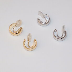 ＼朗報！30％OFFクーポン発行中！／P131 イヤリング フープ ぷっくり 高見え 高級感 万能 大人 シンプル ギフト プレゼント おしゃれ オフィス 女性 レディース 両耳用 2個売り accessory 5rk 5uz