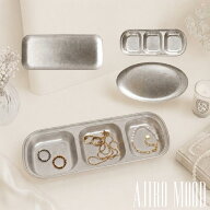 【ポイント20倍対象item!!】〜10/11 01:59 ｜【 ステンレス アクセサリートレイ 】3連 セパレート スクエ…