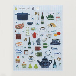 V[ ݂ǂ [ birds song × deer dream seal / Kitchen seal ] cozyca products/\ V[ 蒠fR V[ V[ Xe[Vi[ fB[X 킢 v[g Mtg v