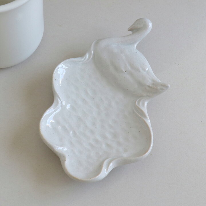 楽天市場】スワン小皿 ブラン ベージュ 13.8×8.7cm STUDIO M スタジオm 