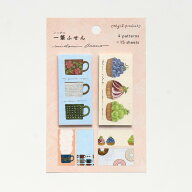 【スーパーSALE中P5倍】【1,000円でメール便無料】一筆ふせん 浅野みどり [ MY FAVORITE MUGS・three o'c…
