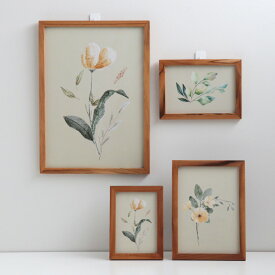 木製 フォトフレーム REシリーズ 12mm幅 [ L判 / ポストカード / 2L判 / A4 ] 写真立て 額縁 額 軽量 アクリル 天然木 チーク ウッド フレーム ポスター アート インテリア 雑貨 壁掛け 置き型 兼用 はがき おしゃれ かわいい ギフト プレゼント