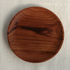 チークトレー 16.5cm 天然木 木製 木 ウッド 食器 皿 器 木の器 トレー プレート おしゃれ かわいい