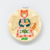 【1,000円でメール便無料】コンパクトミラー 布川愛子 [ Fairies mirror ] 6.5cm cozyca products/表現社…