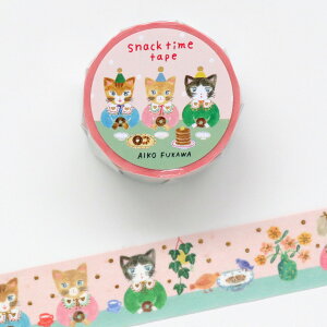}XLOe[v Aiko Fukawa [ snack time tape ] 20mm 5m cozyca products/\ { }XLOe[v }Xe masking tape L Xe[Vi[  킢 Mtg v[g