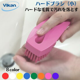 ヴァイカン ネイル ブラシ(ハード)6440 小サイズ HACCP対応 ポリプロピレン・ポリエステル ネイルサロン 掃除 軽量 ブラシ カラフル 【送料無料】