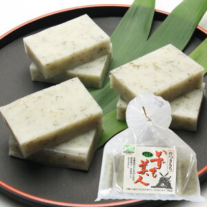 有機杵つき餅 よもぎ入りもち 6切入り | 有機JAS いずも美人 有機栽培餅米 杵つき 餅 モチ よもぎ よもぎ角餅 出雲 保存料添加物不使用 三和農産