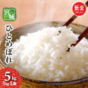 新米　令和7年産　宮城県産　ひとめぼれ　5kg　1袋　送料無料　お米　白米