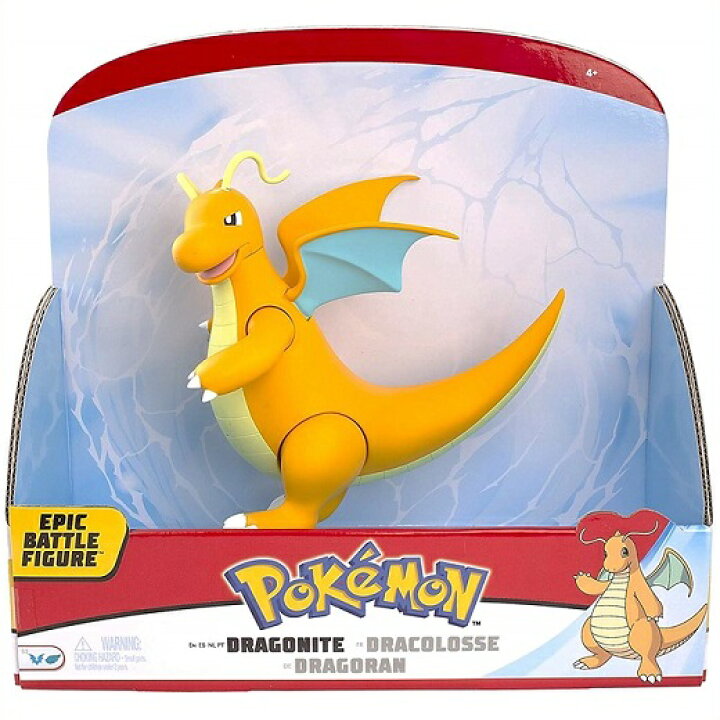 楽天市場】【Pokemon/ポケモン 】 バトルフィギュア カイリュー 12 