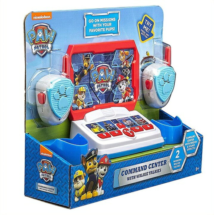楽天市場】【Paw Patrol パウパトロール】 コマンドセンター スピーチ 