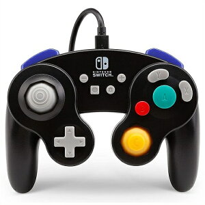 �yNintendo SWITCH�z �j���e���h�[ �X�C�b�` PowerA �R���g���[���[(�L���^�C�v) �Q�[���L���[�u�X�^�C�� �u���b�N ��/�C�V��/�X�E�B�b�`/