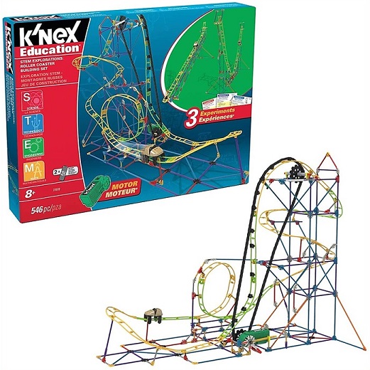 【K'NEX/ケネックス】 ローラーコースター ビルディングセット 546ピース Roller Coaster Building Set - 546  Pieces 77078/組み立て/ブロック/パーツセット/おもちゃ/知育玩具/ギフト/クリスマス/プレゼント/誕生日/お祝い/男の子 | ＡＪマート