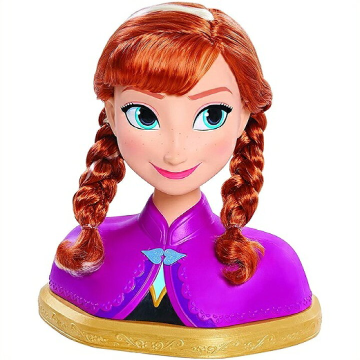楽天市場 Disney ディズニー フローズン アナと雪の女王 デラックス アナ スタイリングヘッド ヘアメイク ヘアアレンジ フィギュア アナ 雪 人形 髪遊び 子供用 女の子用 おもちゃ プレゼント クリスマス ａｊマート