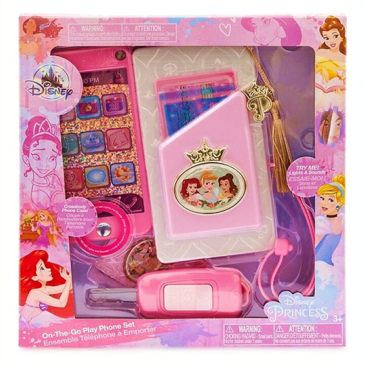 楽天市場 Disney Princess Us ディズニー公式 ディズニープリンセス おもちゃのスマートフォンセット On The Go Play Phone Set スマホ 携帯 おもちゃ クリスマス 誕生日 ａｊマート