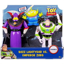 【Disney Pixar】 トイストーリー Toy Story バズライトイヤー＆ザーグ フィギュアセット エイリアン Buzz Lightyear Vs. Emperor Zurg