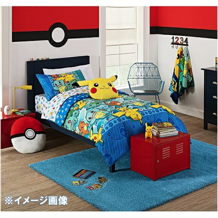楽天市場 Pokemon ポケモン シングル 布団セット 掛け布団 フラットシーツ ボックスシーツ 枕カバー ファーストスターター 寝具セット ベッドカバー ポケットモンスター ピカチュウ ａｊマート