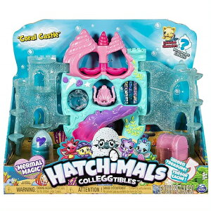 yHatchimalszCollEGGtibles ܂āIE[ ~j V[Y5 TŜ Coral Castle Fold Open Playset /nb`}/n`}/LbXvCZbg//a/NX}Xv[g
