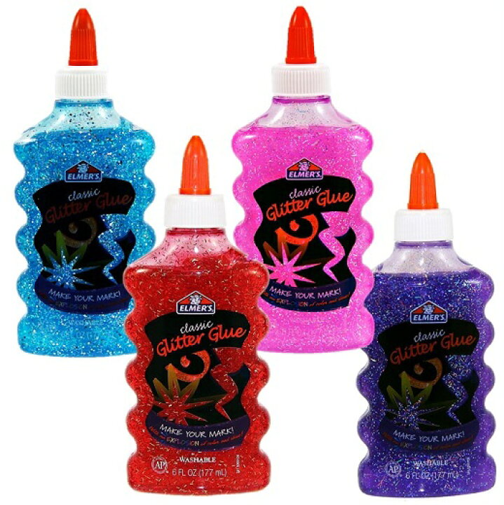 楽天市場】スライム作りに♪ Elmer's (エルマーズ) グリッターグルー 液体のり 4本セット パープル,ピンク,レッド,ブルー 各177mL(6 オンス)スライム/スライミー : AJマート 楽天市場】スライム作りに♪ Elmer's (エルマーズ) グリッターグルー 液体のり 4本セット パープル,ピンク,レッド,ブルー 各177mL(6 オンス)スライム/スライミー : AJマート