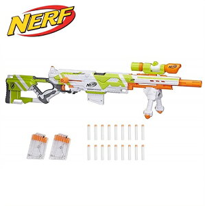 yNERFz i[t NXgCN G[g Longstrike Nerf Modulus Toy Blaster with Barrel Extension OXgCN/X|[cgCK/̓SC/e//AEghA/X|WK