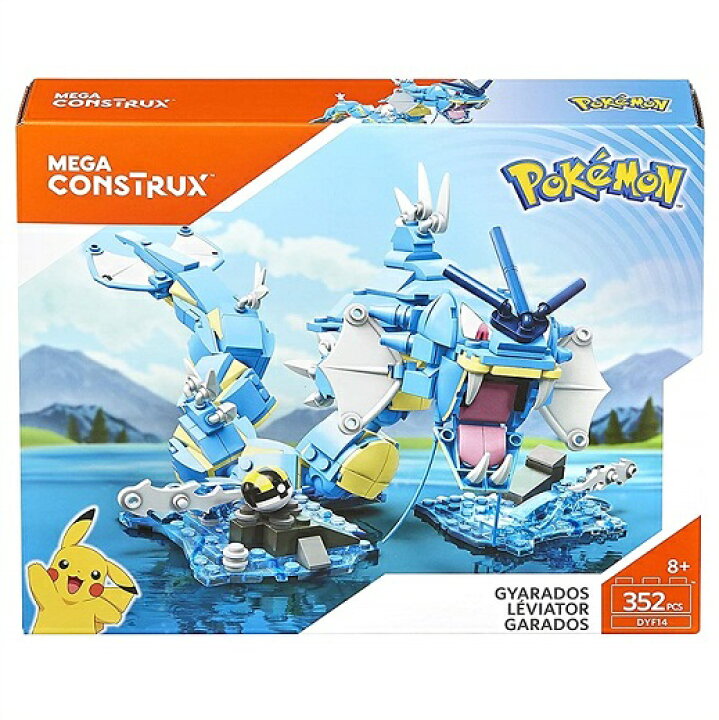 楽天市場】【Mega Construx】Pokemon Gyarados ポケモン ギャラドス 