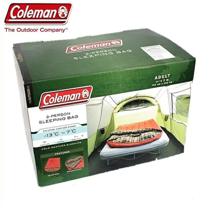 楽天市場】【コールマン寝袋】 coleman コールマン Coleman 2人用 寝袋 