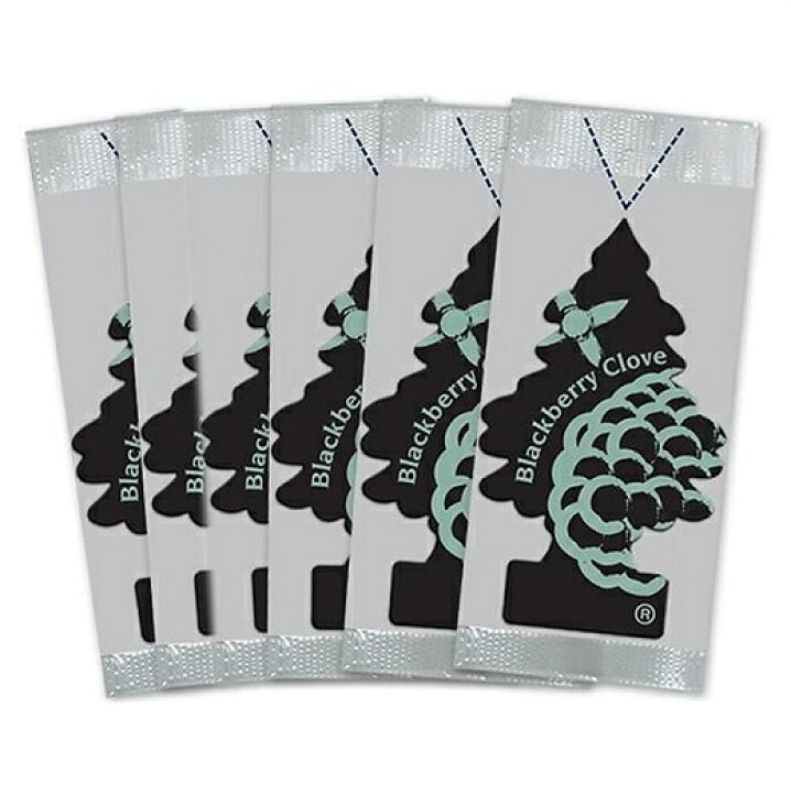 楽天市場 Little Trees リトルツリー エアフレッシュナー 芳香剤 ブラックベリークローブ 6枚入り Blackberry Clove 吊り下げ 長持ち 消臭剤 車 カー用品 車内用 カーフレッシュナー ａｊマート