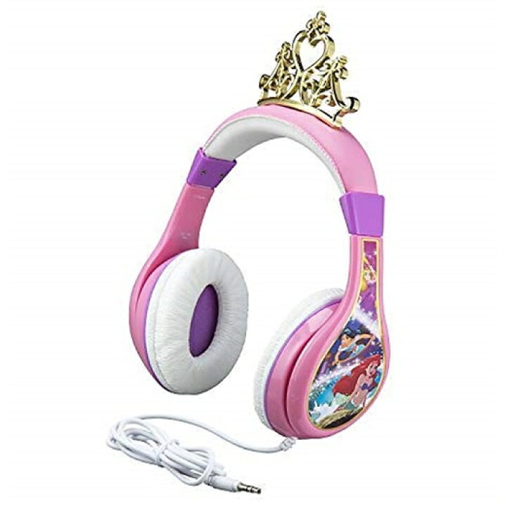 楽天市場 Disney Princess ディズニープリンセス ヘッドホン B 音量制限機能付き 子供用 ヘッドフォン キッズ アリエル ラプンツェル ａｊマート