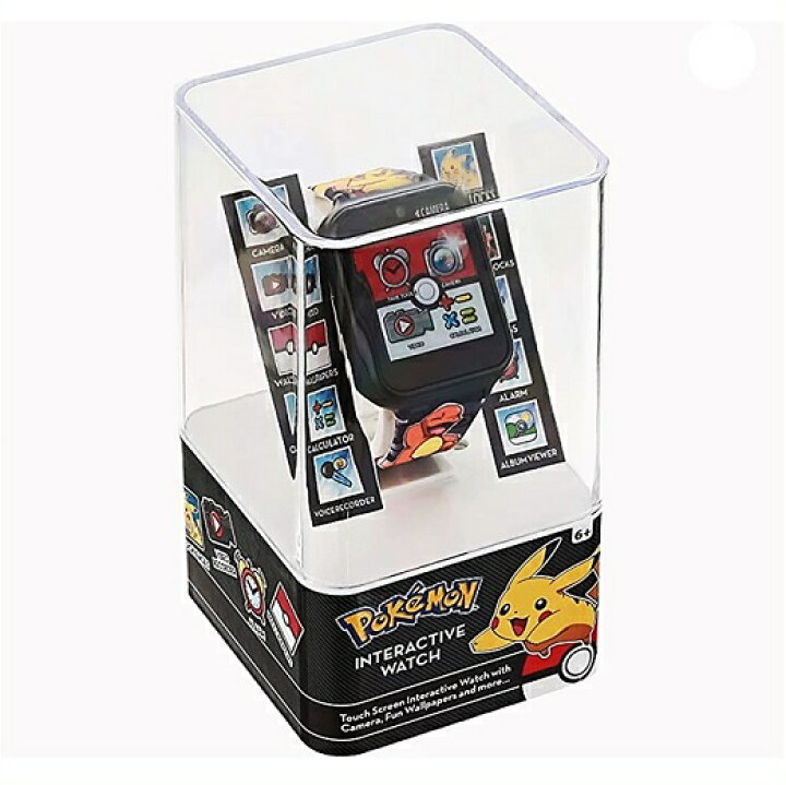 楽天市場 Pokemon ポケモン タッチスクリーン スマートウォッチ ピカチュウ Touch Screen Smartwatch Az おもちゃ 時計 カメラ 自撮り セルフィー 男の子用 プレゼント ａｊマート