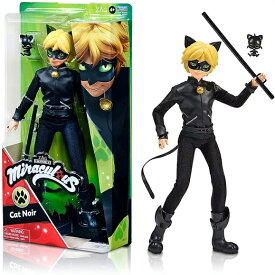 Miraculous Cat Noir ミラキュラス シャノワール 11インチ（約26cm）フィギュア クワミ/プラッグ/キャラクター/キャットノワール/レディバグ/クロネコ