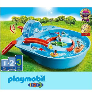 �v���C���[�r�� 1.2.3 �A�N�A �X�v���b�V�� �E�H�[�^�[�p�[�N Playmobil 1.2.3 Aqua Splish Splash Water Park ���V��/�m��ߋ�/�X�v���b�V��