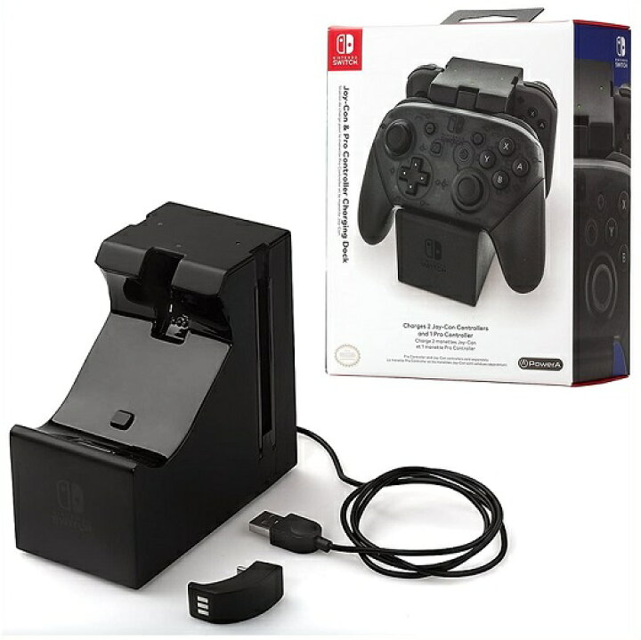楽天市場 Powera Nintendo Switch ニンテンドー スイッチ ジョイコン プロコン 充電ドック 公式 任天堂 無線 コントローラー 充電 ドック ａｊマート