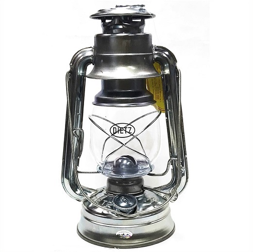 【Dietz デイツ 】 #76 オイルランプ 亜鉛メッキ Oil Lamp Burning Lantern  シルバー/ハリケーンランタン/ランタン/キャンプ/BBQ/アウトドア/ランタン/釣り/防災 | ＡＪマート